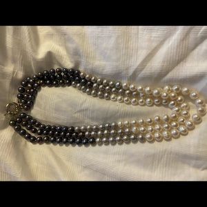 Fresh water real pear necklace